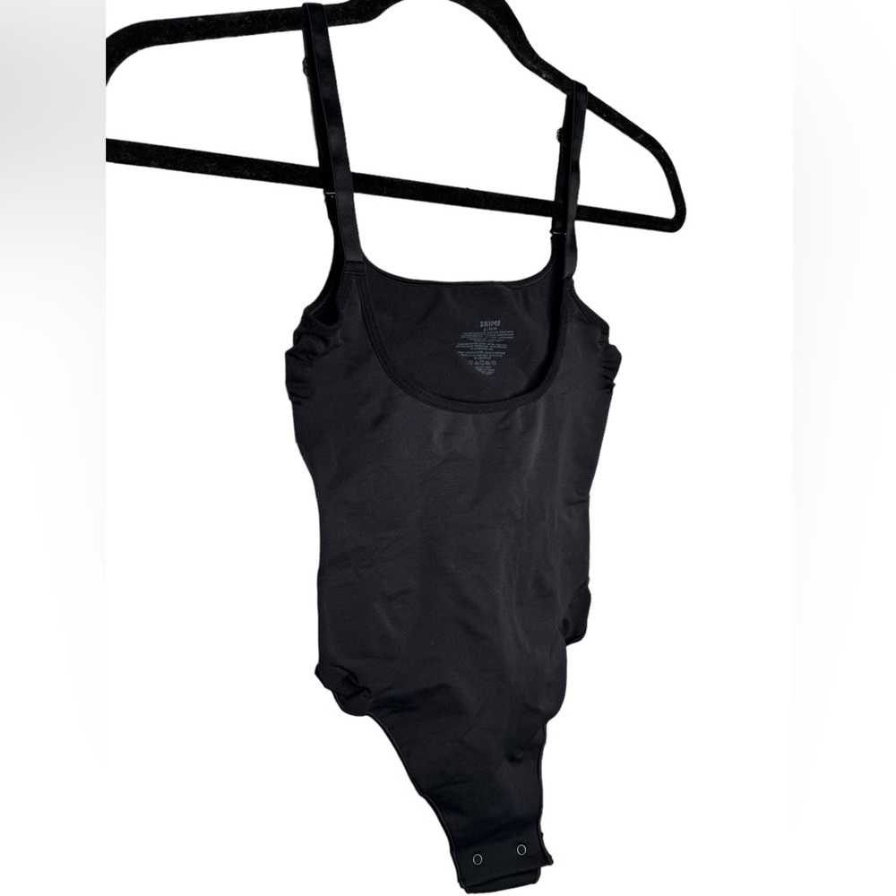 Skims Fits Everybody Scoop Neck Bodysuit Onyx Size XL New